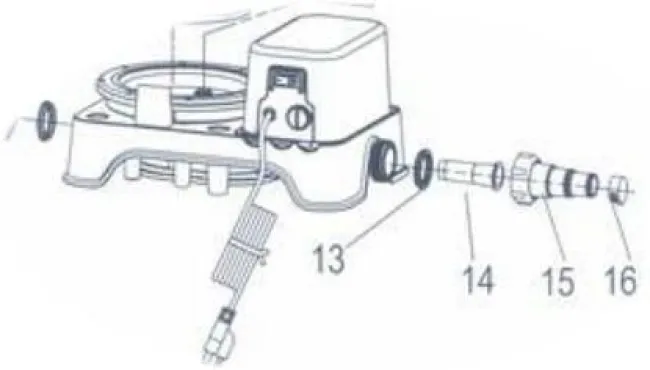Adapter (Water Baffle) til saltsystem