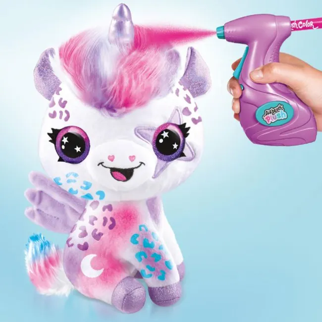 Airbrush Plush Enhjørning Lyser i Mørke