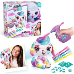 Airbrush Plush Hundehvalp