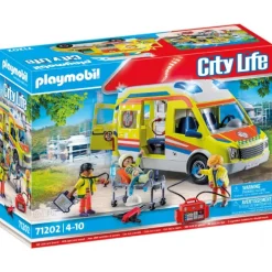 Ambulance med lys og lyd
