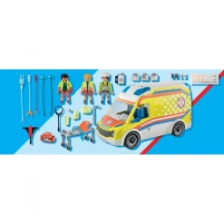 Ambulance med lys og lyd