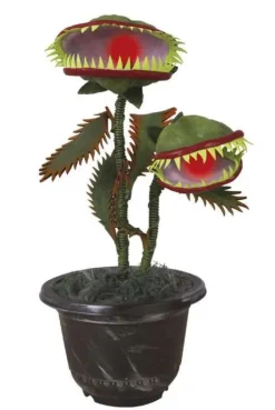 Animeret Kødædende plante m. lyd og lys