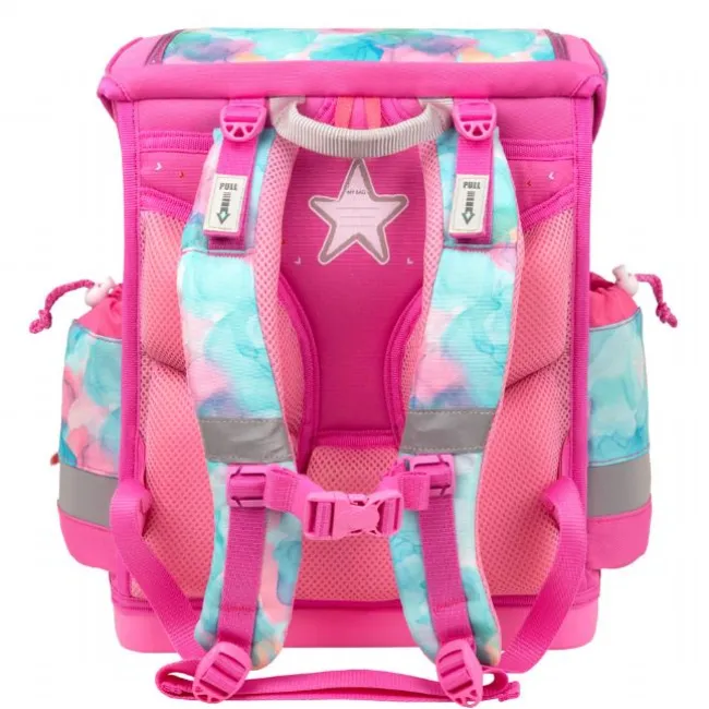 Aqua Rose Skoletaske med 5 Dele