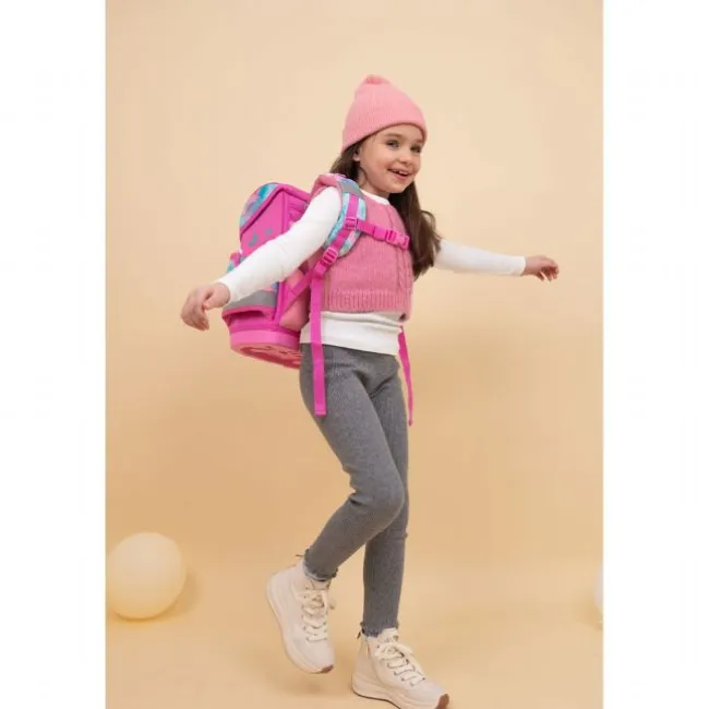 Aqua Rose Skoletaske med 5 Dele