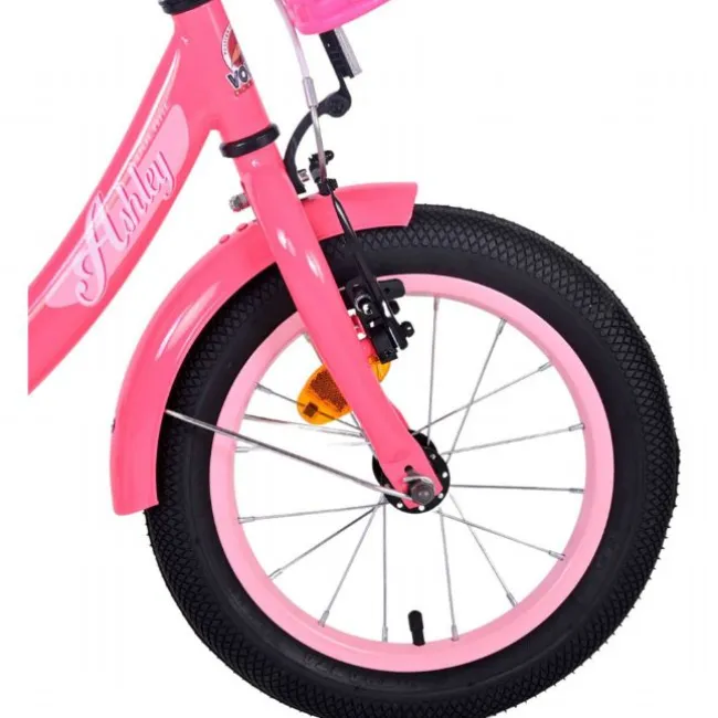 Ashley Børnecykel 14 tommer Pink/Rød