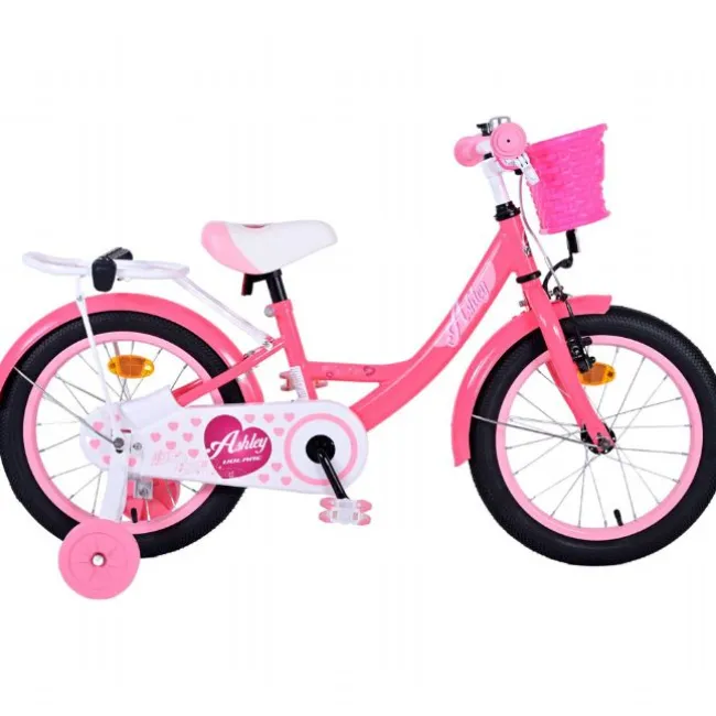 Ashley Børnecykel 16 tommer Pink/Rød