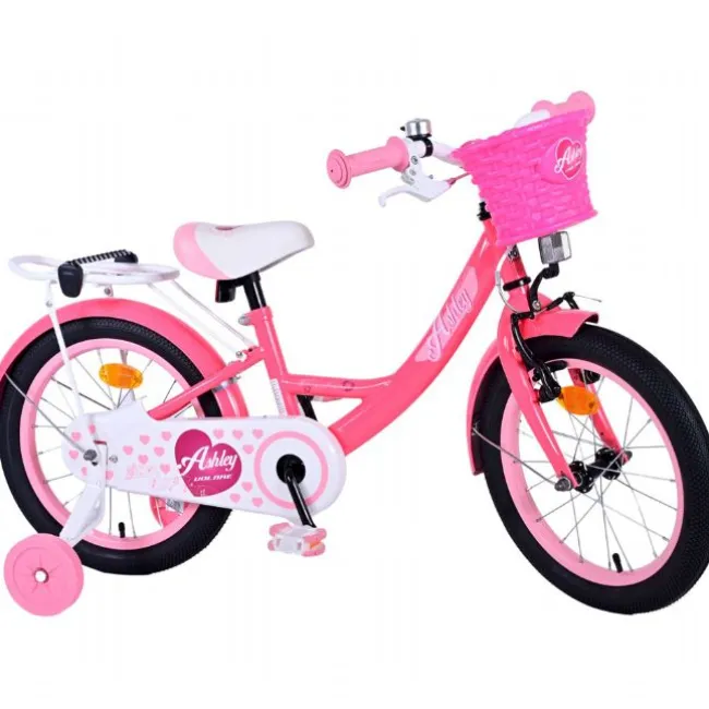 Ashley Børnecykel 16 tommer Pink/Rød