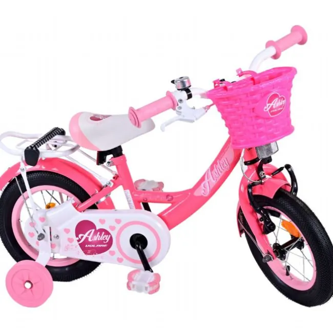 Ashley Børnecykel 12 tommer Rød/Pink