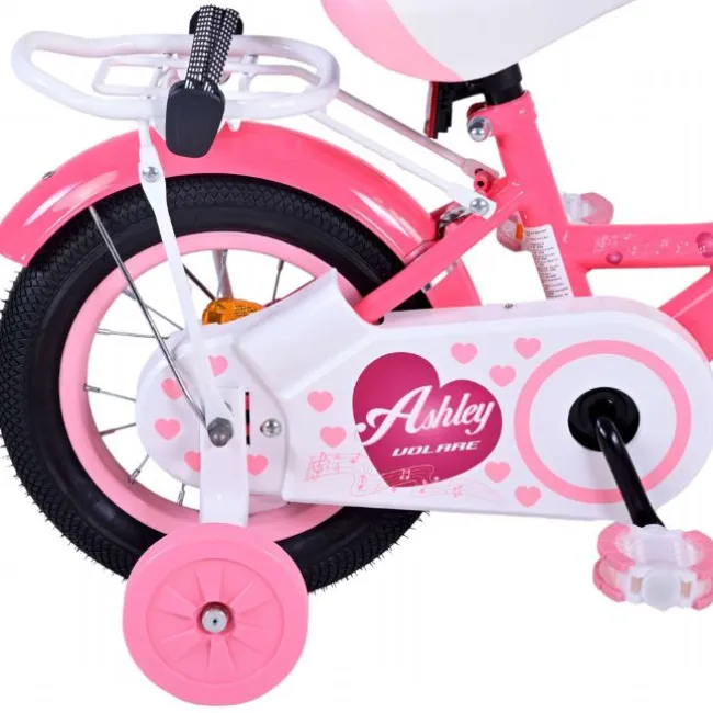 Ashley Børnecykel 12 tommer Rød/Pink