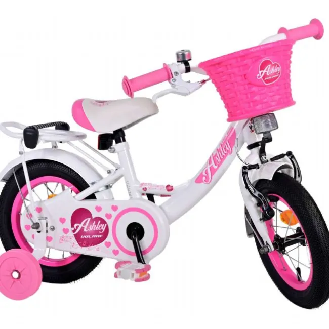 Ashley Cykel 12 Tommer Hvid