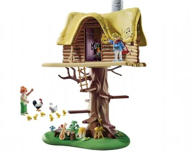 Asterix Trubadurix med træhytte