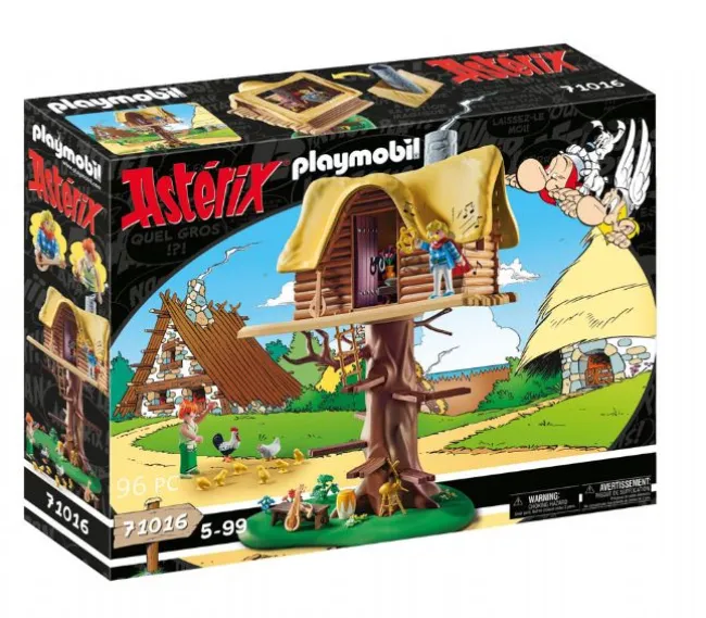 Asterix Trubadurix med træhytte