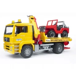 Autohjælp Lastbil m. 4x4 jeep