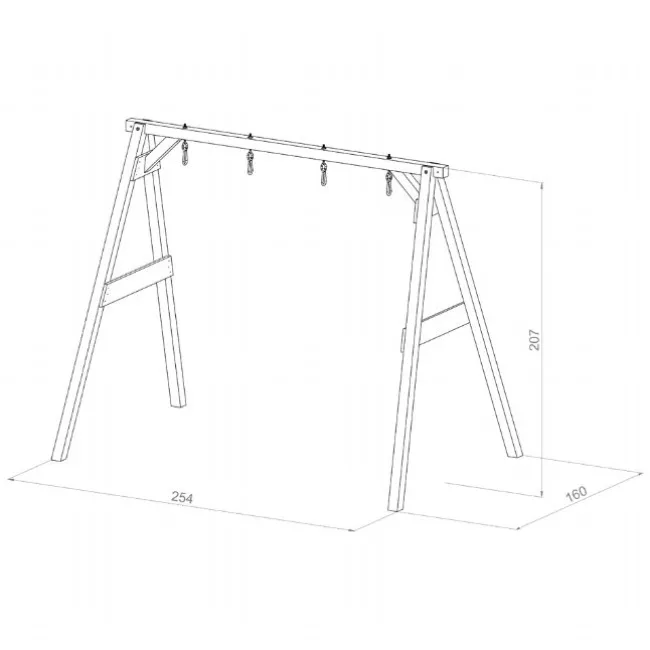 Axi 4i1 Multistativ grå/hvid