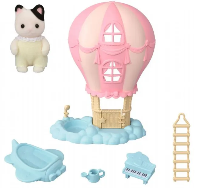 Baby Ballon Legehus med figur