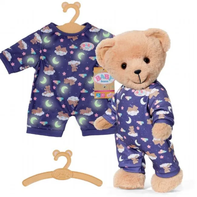 Baby Born Bamse Natdragt Lyser i Mørke