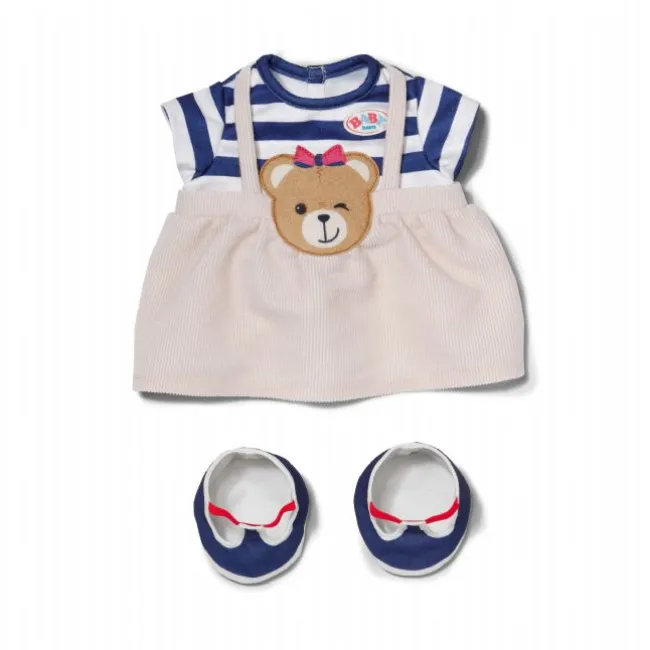 Baby Born Teddy Outfit Kjole 43cm
