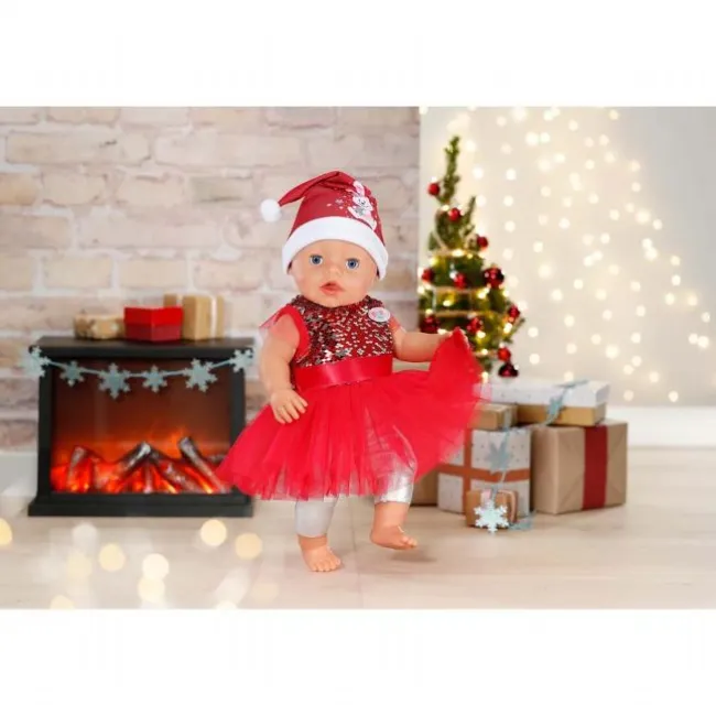 Baby Born Xmas Kjole 43cm