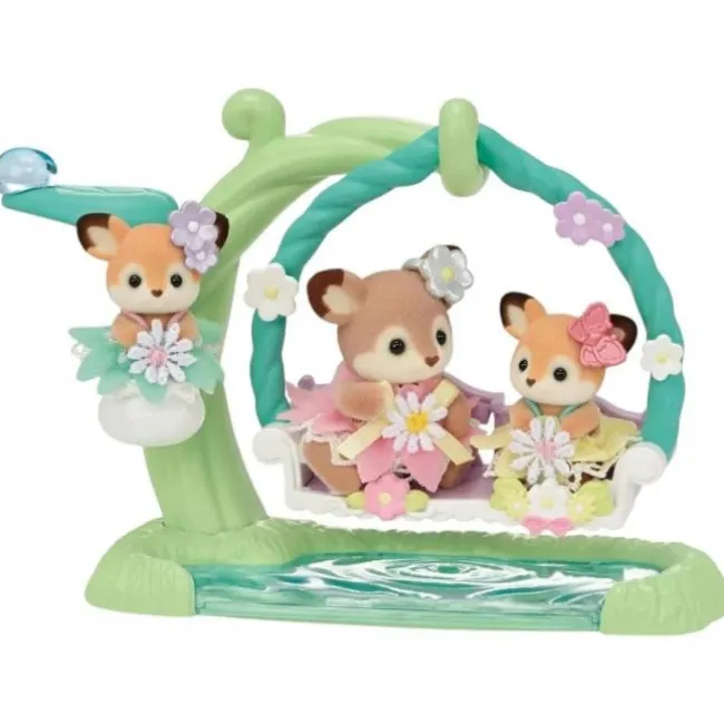 Baby Hjortene - Blomstergynge Sæt