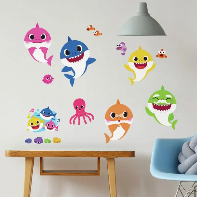 Baby Shark Wallstickers