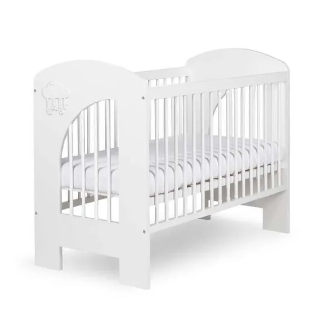 Baby Sky Hvid Tremmeseng 120x60 cm