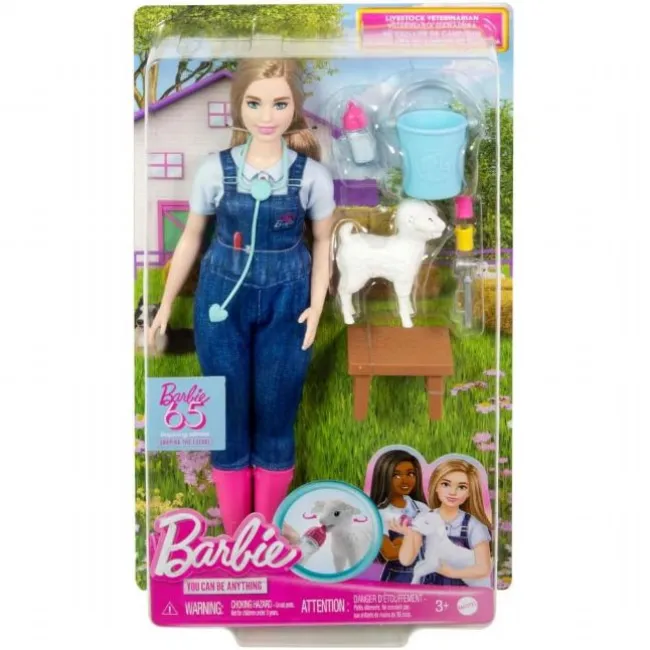 Barbie Bondegård Dyrelæge Dukke