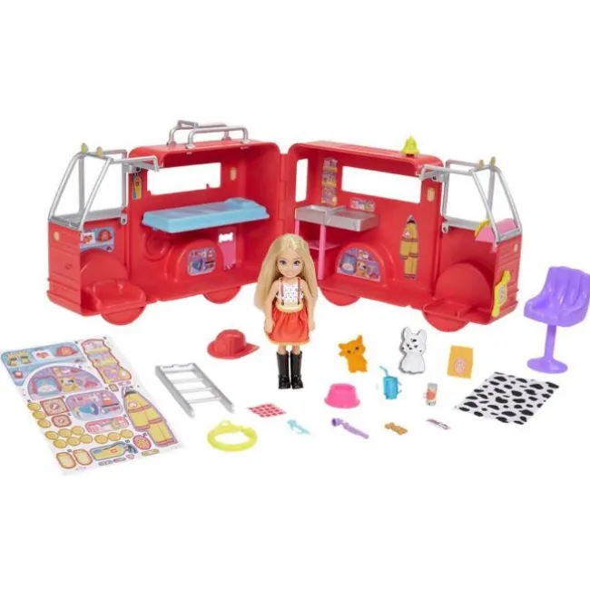 Barbie Chelsea Brandbil