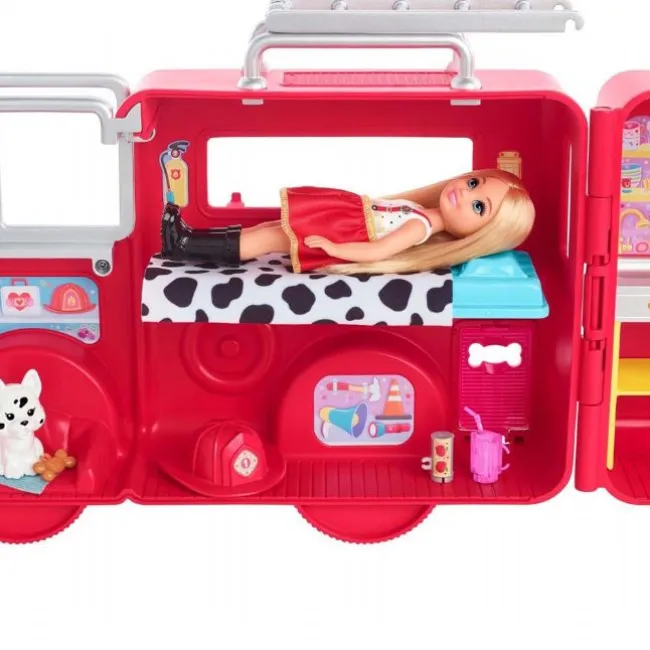 Barbie Chelsea Brandbil