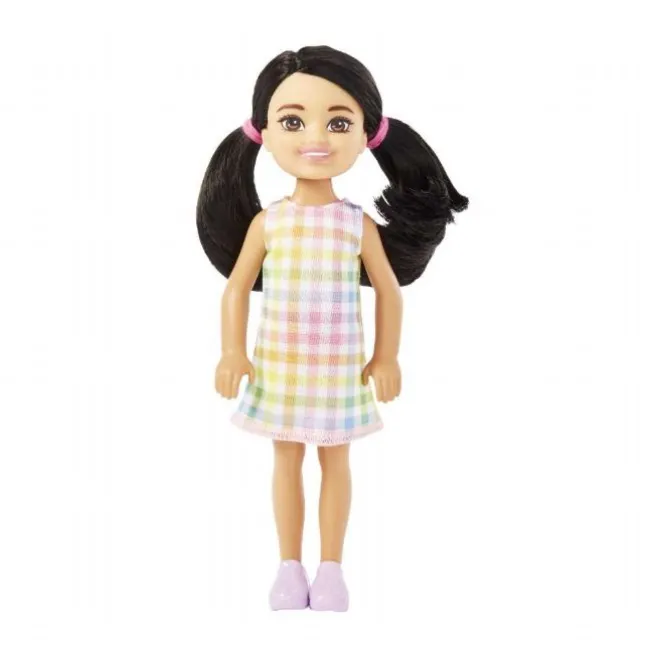 Barbie Chelsea Plaid Dress Dukke