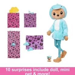 Barbie Cutie Teddy Dolphin Dukke