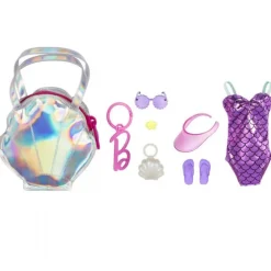 Barbie Deluxe taske med badedragt