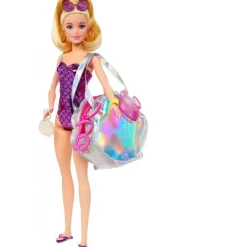 Barbie Deluxe taske med badedragt