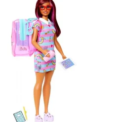 Barbie Deluxe taske med skoletøjsæt