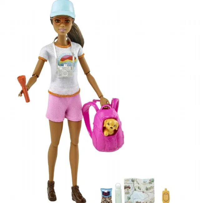 Barbie Dukke med Hundhvalpe