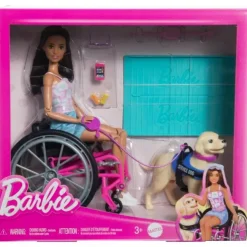 Barbie Dukke med Service Hund