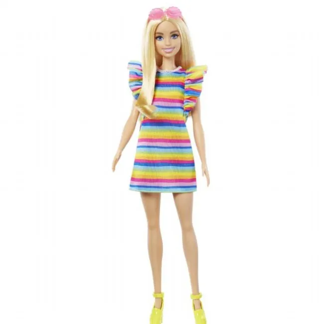 Barbie Dukke Rainbow Dress