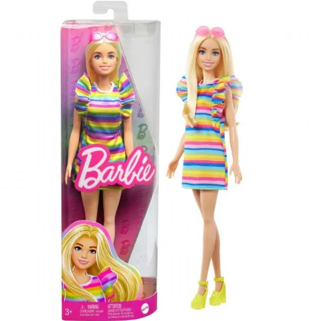 Barbie Dukke Rainbow Dress