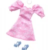 Barbie Dukketøj Pink Puff Sleeve Dress
