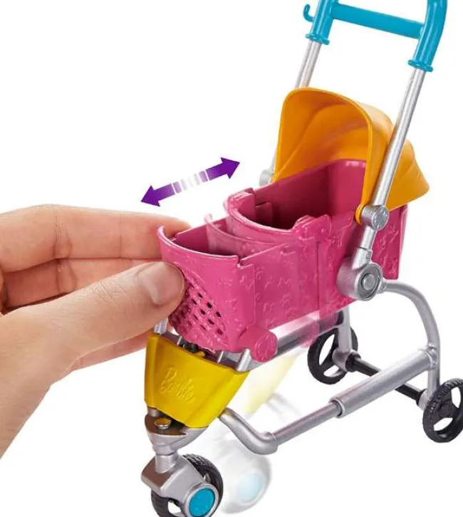 Barbie Dukkevogn med Hvalpe