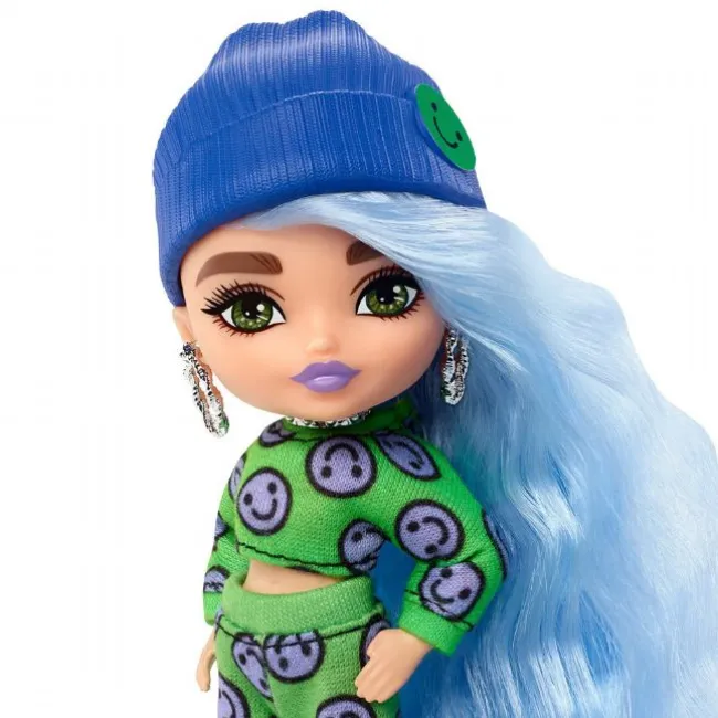 Barbie Ekstra Mini Emoji Print Dukke