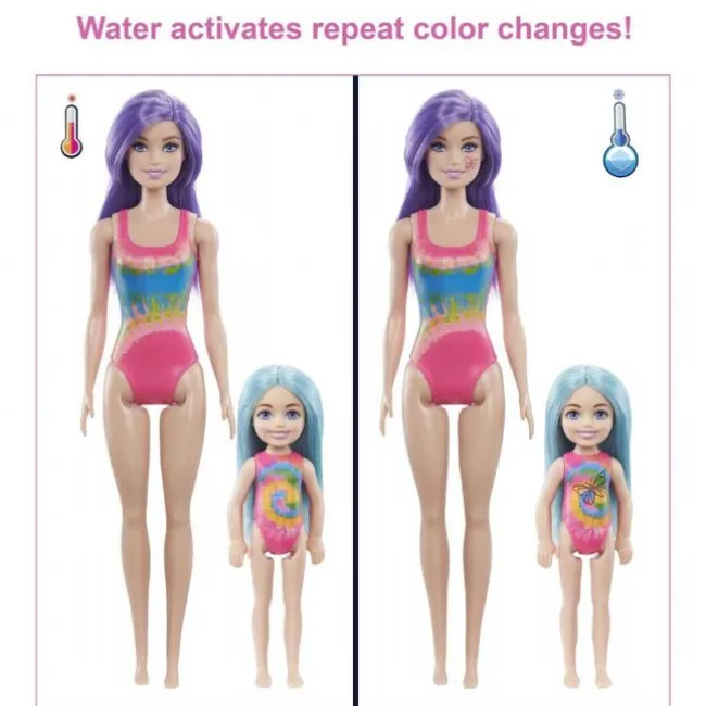 Barbie Farveskift Tie Dye Fashion Maker