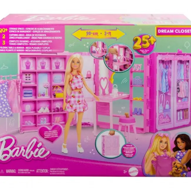 Barbie Fashion Fun Dream Closet m. Dukke