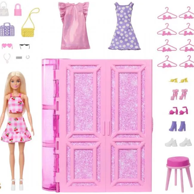 Barbie Fashion Fun Dream Closet m. Dukke