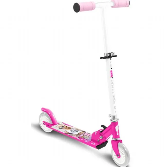Barbie Foldbart Løbehjul m. 2 Hjul