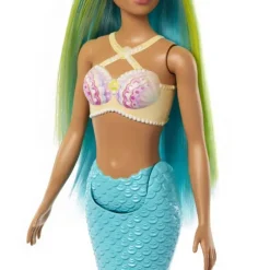 Barbie Havfrue Dukke Blå/Grøn