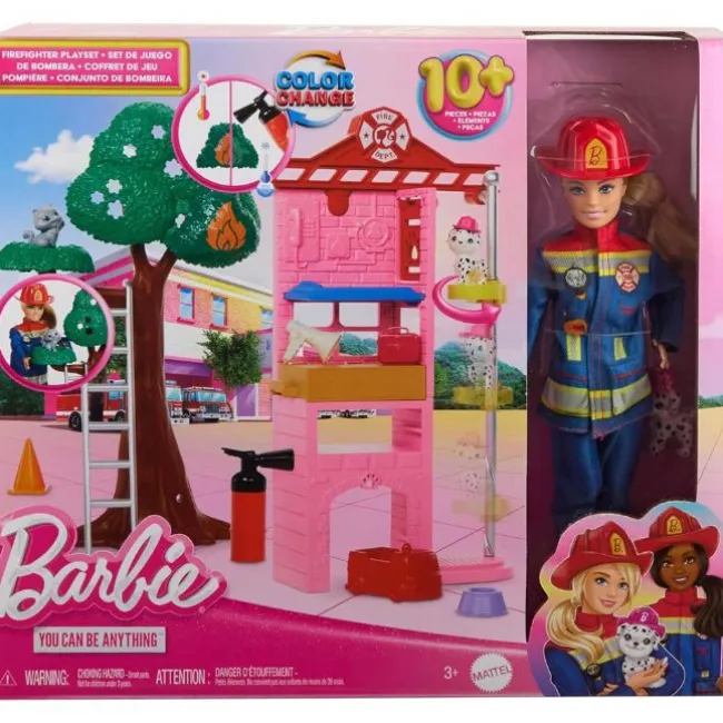 Barbie Karriere Brandbekæmper Playset