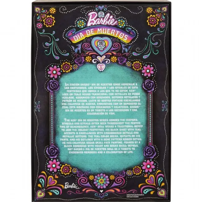 Barbie Ken Dia de Muertos Dukke