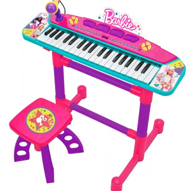 Barbie Keyboard med mikrofon og skammel