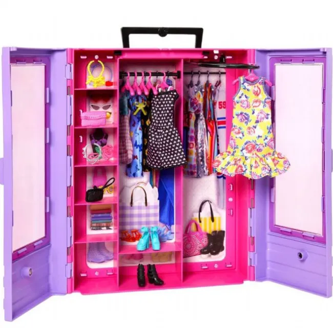 Barbie Klædeskab med tilbehør