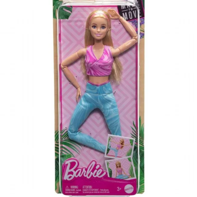 Barbie Made to Move Yoga Dukke